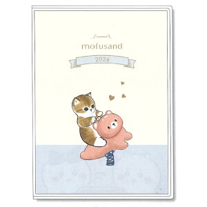mofusand 手帳 2026年スケジュール帳 1000137366 2026年1月始まり・A6変形マンスリー 遊具にゃん 178305