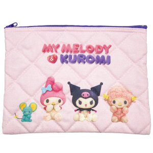 マイメロディ&クロミ キルティングポーチ 293841 Netflix オリジナルアニメ My Melody & Kuromi SANRIO サンリオ ネットフリックス