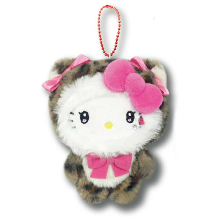 楽天市場】ハローキティ マスコットポーチ 166093 ヒョウ柄 SANRIO 