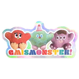 GOEMULEUN MONSTER �X�e�b�J�[ We are monster friends 254507 �N���G�C�^�[�Y�T�[�J�X