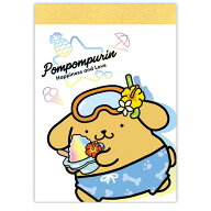 ポムポムプリン ミニメモ めも メモ帳 メモ紙 メッセージ 伝言 きらめきトロピカル 397090