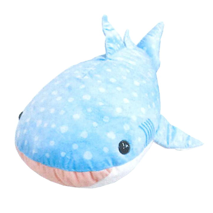 楽天市場 海中散歩 ふわもこぬいぐるみxl ジンベエザメ キャラクターハウス キャロル