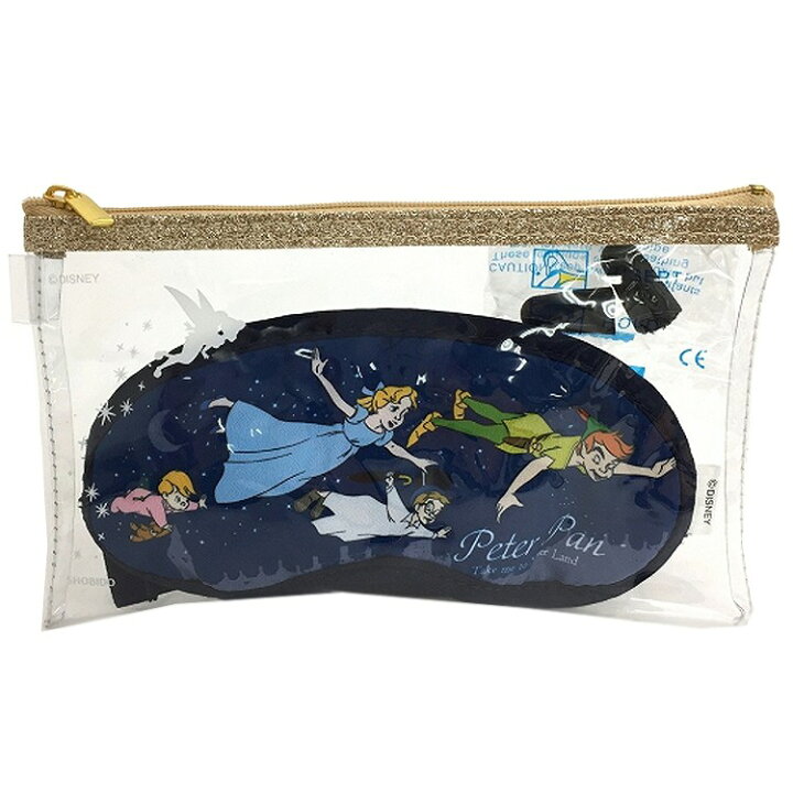 楽天市場 ディズニーピーターパン アイマスクポーチセット 耳栓付き キャラクターハウス キャロル