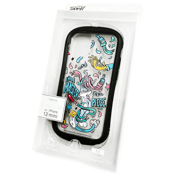 楽天市場 ルーニーテューンズ Iphone12mini対応ハイブリッドクリアケース バックス バニー キャラクターハウス キャロル