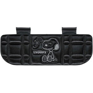 スヌーピー クッション プレス トリプル BK カー用品 117200
