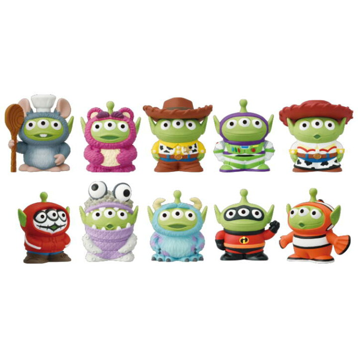 楽天市場 柄はおまかせ ディズニートイストーリー ソフビパペットマスコット エイリアンリミックス キャラクターハウス キャロル
