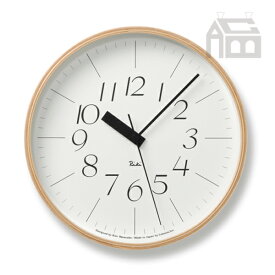 Lemnos Riki Clock レムノス リキクロック RC WR20-01 WH 電波時計 掛け時計