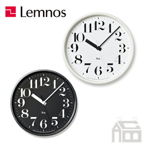 【特典付き】Lemnos Riki Steel Clock レムノス リキ クロック RC WR08-25 電波時計 掛け時計/かけ時計