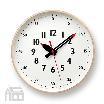 [クーポン対象商品] Lemnos fun pun clock M レムノス フンプンクロック YD14-08M  掛時計/掛け時計/かけ時計/壁掛け/北欧/おしゃれ/デザイン時計/インテリア時計