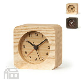 Lemnos rest（角型） alarm clock レムノス レスト アラームクロック LA13-13 置き時計/アラーム時計/目覚まし時計/北欧/おしゃれ/デザイン時計/インテリア時計