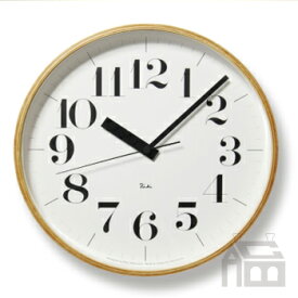 Lemnos Riki Clock レムノス リキクロック RC WR08-27 WH 電波時計 掛け時計 かけ時計