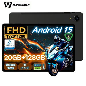 ySSZ[IňlIr[œTIzAndroid15 ^ubg 11C` 20GB+128GB FHD 1920*1200𑜓x 8000mAh WIFIf T615 8RACPU PC Widevine L1Ή AhCh obe[ GPS GMS OTG F 