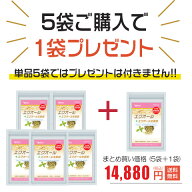 エクオール 5袋＋1袋付 日本産 エクオール産生菌 ラクトビオン酸 大豆イソフラボン 米糠・大豆エキス納豆…