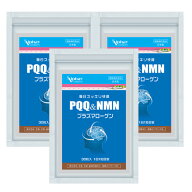 PQQ＋プラズマローゲン＋NMN お得な3袋セット 国産 無添加 イチョウ葉 GABA DHA EPA コエンザイムQ10 集…