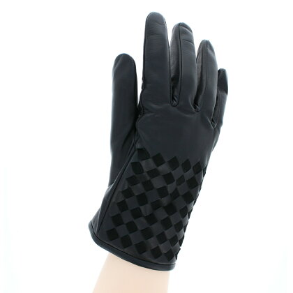 楽天市場 Daks メンズ ブランド手袋 イタリーシープ 羊革 革手袋 革紐通しデザイン ニット100 裏地 個性的なデザイン 防寒 おしゃれ 通勤 ビジネス ヨークスオンライン 楽天市場店