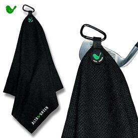 Alta Green アルタ ゴルフ タオル マグネット 磁石 カラビナ パター アイアン 拾う