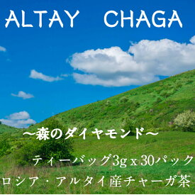 チャーガ茶　ティーバッグ3gx30パック入り ロシア・アルタイ産　送料無料　チャーガ茶　チャーガ　カバノアナタケ ネコポスでお届け