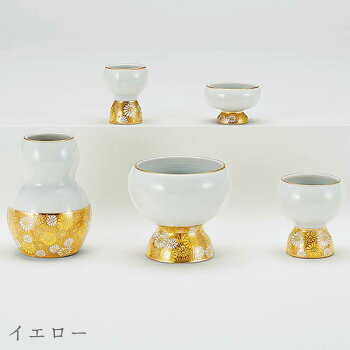 五具足九谷焼カラー3色絵付花詰九谷五彩陶器花立香炉火立真鍮茶湯器仏飯器金箔クリスタルビーズセーフティーキャンドルフェルト付高級感仏具職人現代仏具シンプル美しい現代仏壇仏壇家具八木研ホビット送料無料ALTARアルタ