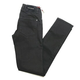 tramarossa トラマロッサ デニム メンズ / 24.7 LEONARDO ZIP 1MOON スーパーストレッチデニム レオナルド スリム ジップ ブラック