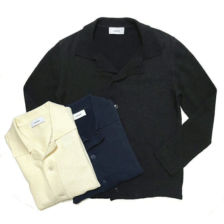 楽天市場】LARDINI ラルディーニ ニット ジャケット / コットン  