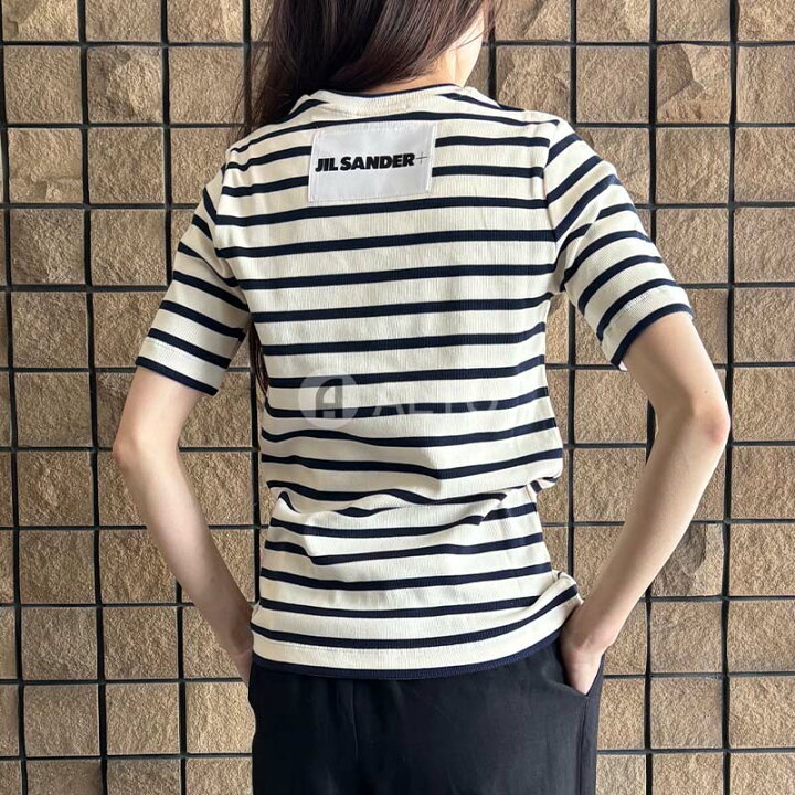 楽天市場】JIL SANDER ジルサンダー J40GC0111 J46497 ボーダーTシャツ 