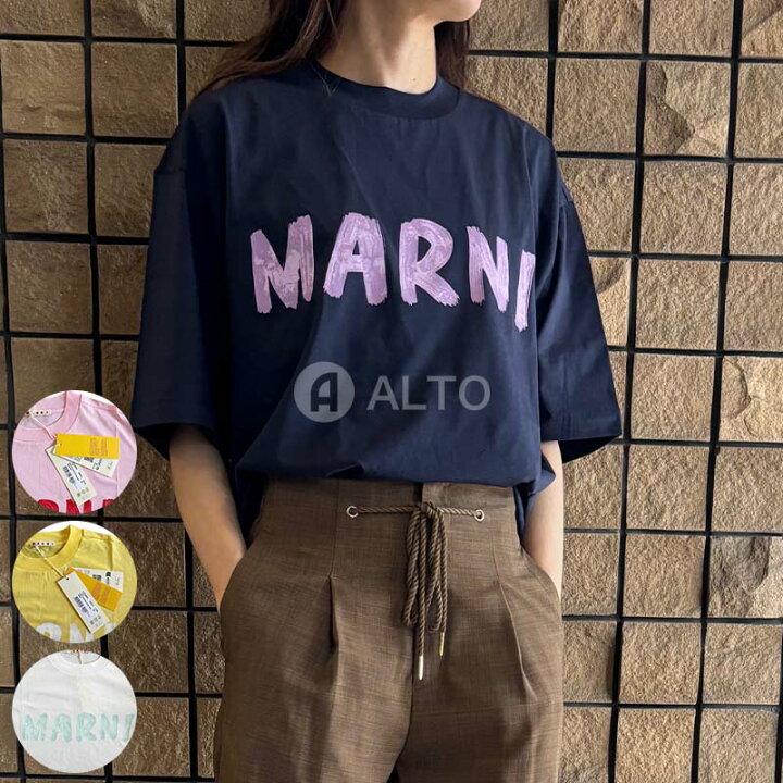 楽天市場】☆2024春夏新入荷☆ MARNI マルニ THJET49EPH USCS11 ロゴ 