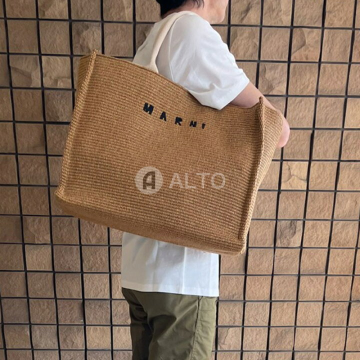 楽天市場】☆2024春夏入荷☆MARNI マルニ SHMP0078U0P3860 Z0R42ラージ 