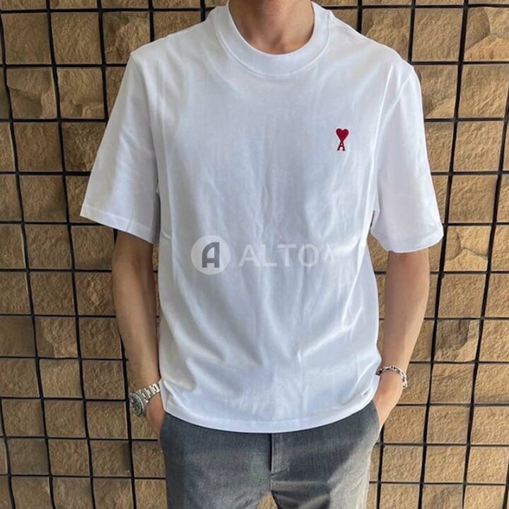 楽天市場】AMI PARIS アミ パリス BFUTS005.726 オーガニックコットン  