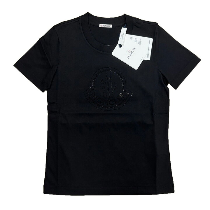 楽天市場】MONCLER モンクレール ロゴ ラインストーン コットン T 