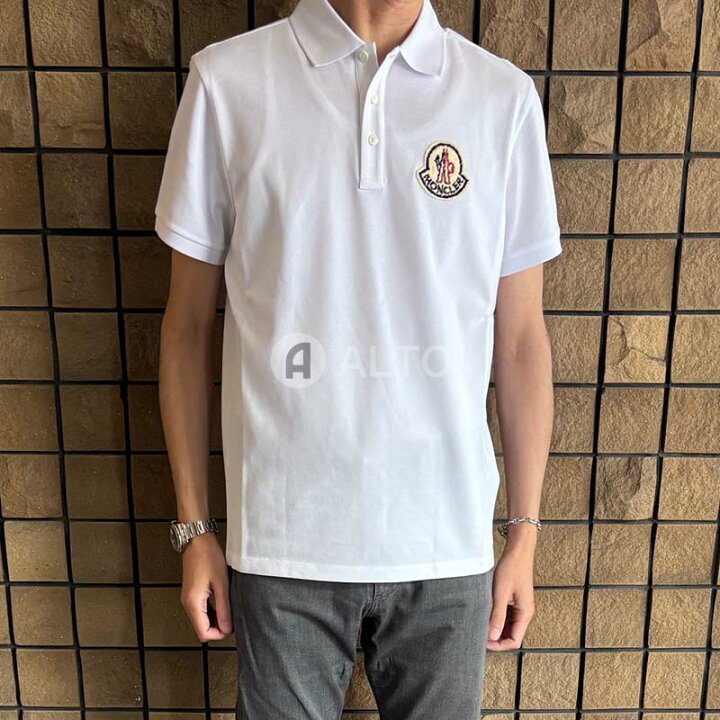 楽天市場】MONCLER モンクレール ロゴワッペン カノコ ポロシャツ 