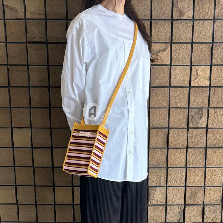 楽天市場】MARNI マルニ SBMP0152A1P6485 ZO729 ストライプ ジャガード 