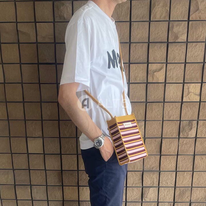 楽天市場】MARNI マルニ SBMP0152A1P6485 ZO729 ストライプ ジャガード 