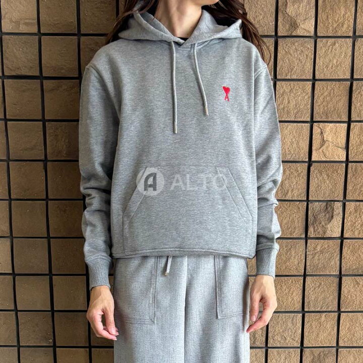 楽天市場】☆2024秋冬入荷☆ AMI PARIS アミ パリス BFUSW200 パーカー  