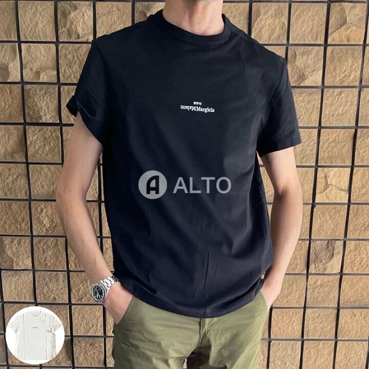 楽天市場】Maison Margielaメゾンマルジェラちびロゴ 半袖Tシャツ 