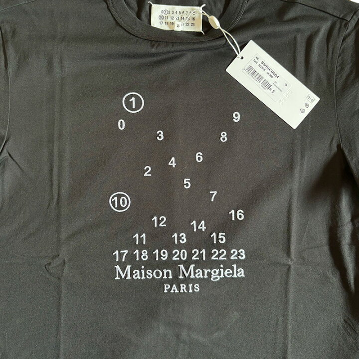 楽天市場】Maison Margielaメゾンマルジェラナンバーロゴ 刺繍 半袖T 