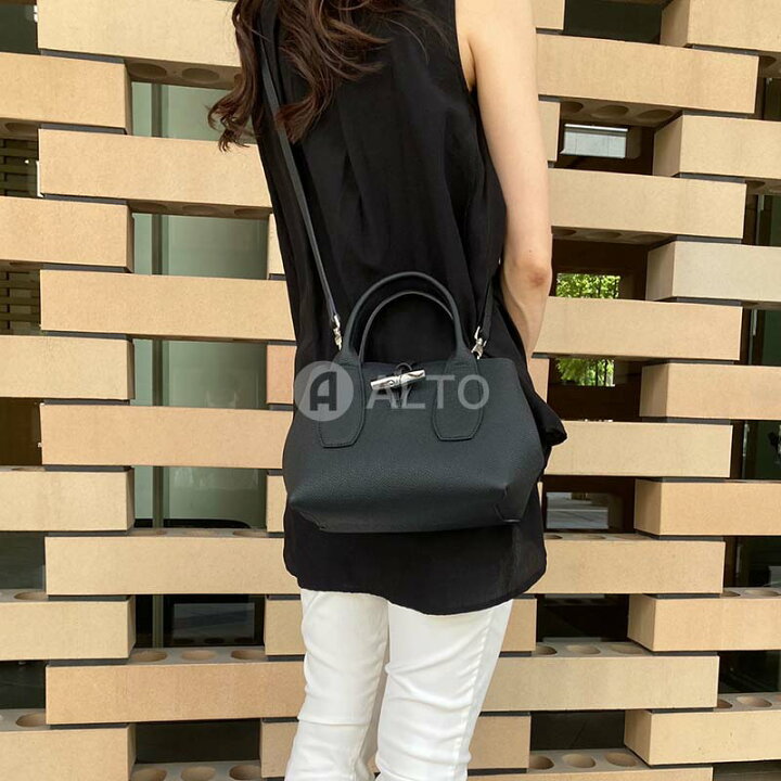 楽天市場】【6/7追加入荷】LONGCHAMP ロンシャン10095HPN レザー BLACK 