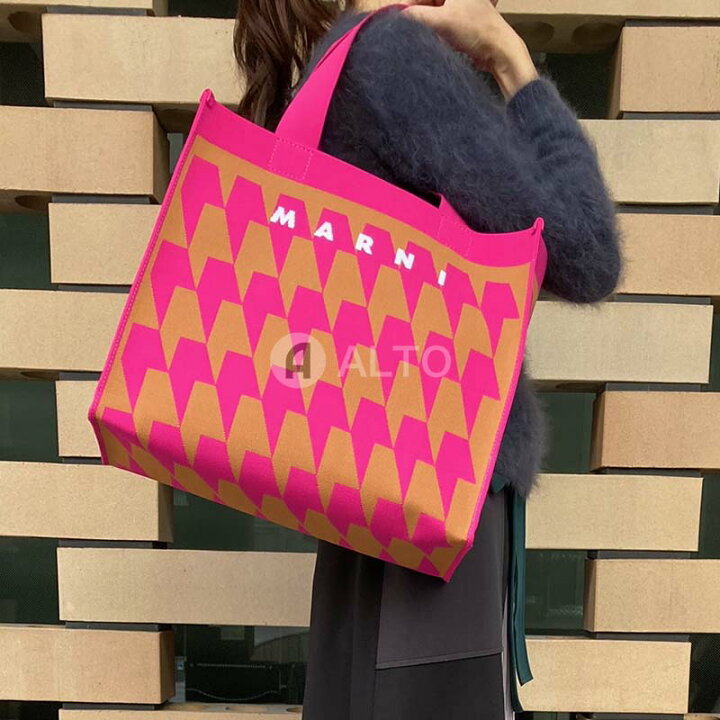 楽天市場】MARNI マルニ SHMP0076A3P4556 ZO422 千鳥格子 ジャガード 