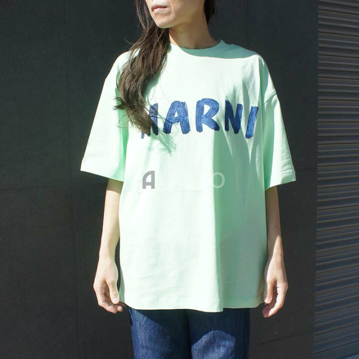 楽天市場】MARNI マルニ THJET49EPH USCS11 LOV13 ロゴ プリント T 