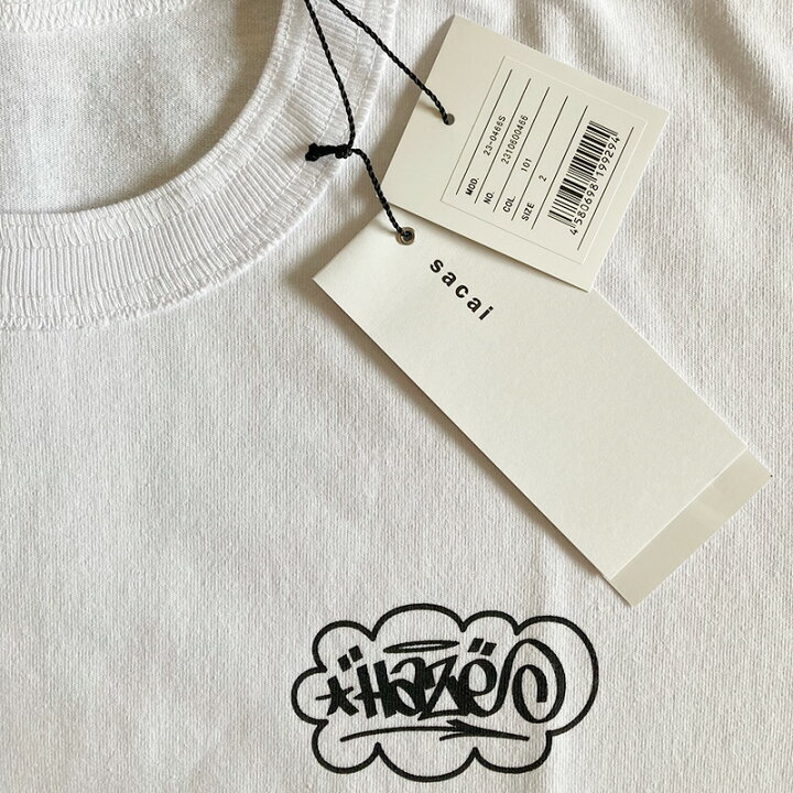 楽天市場】sacai サカイEric Haze サークルスター Tシャツ 23-0466S  