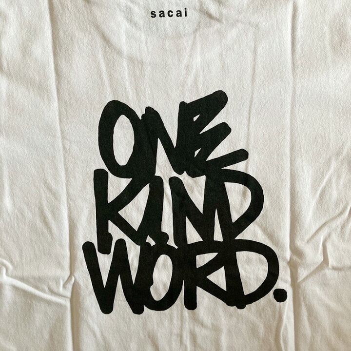 楽天市場】sacai サカイEric Haze ONEKINDWORD Tシャツ 23-0464Sメンズ  