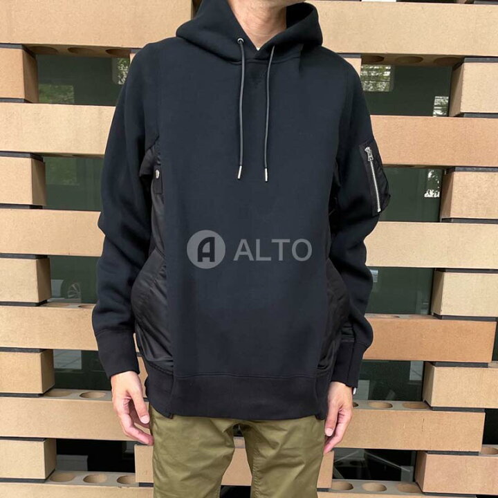 楽天市場】sacai サカイ ハイブリッドパーカー SCM057 メンズ 002  