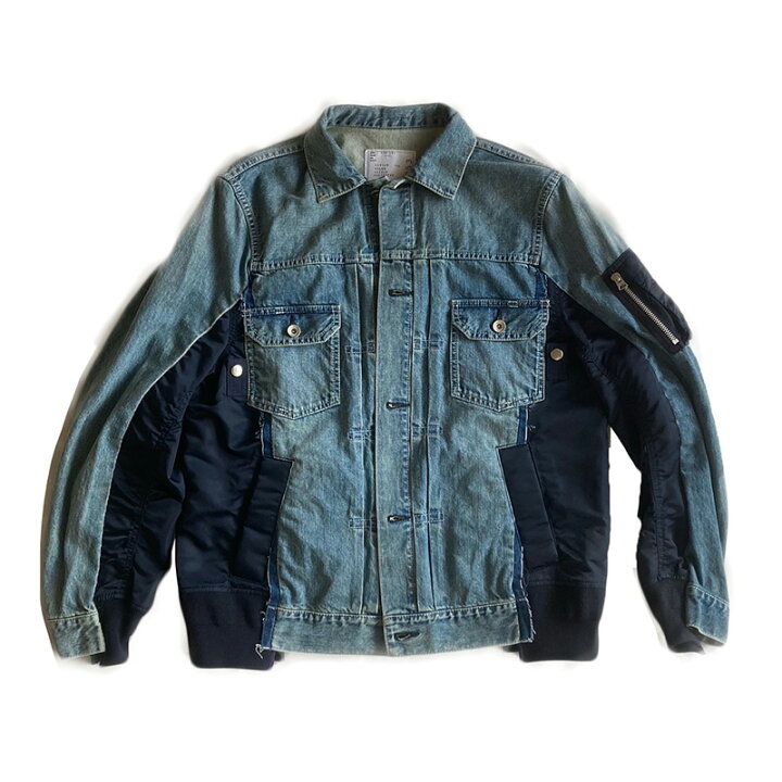楽天市場】sacai サカイ デニム×ナイロン Twill ジャケット SCM053 