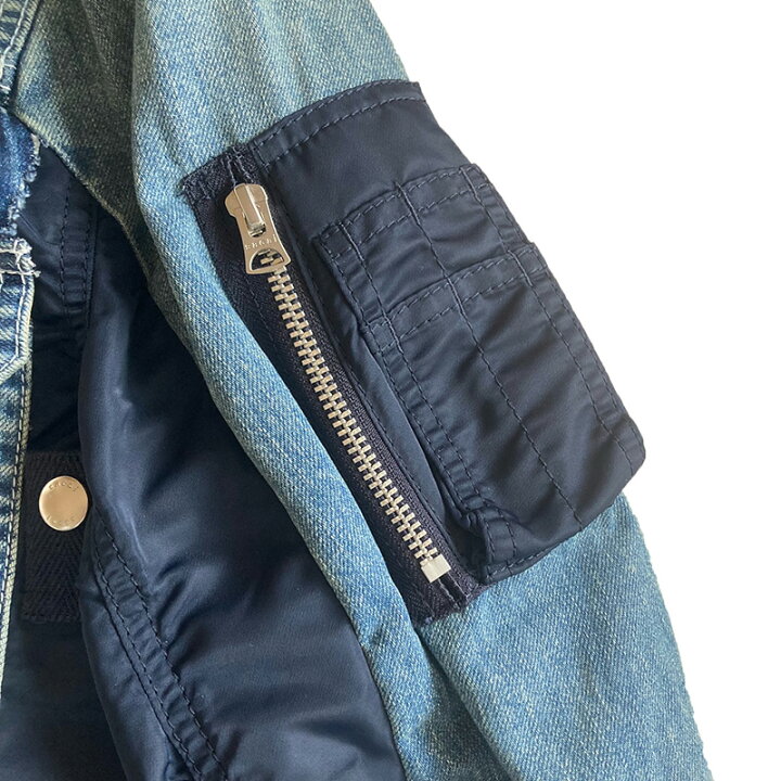 楽天市場】sacai サカイ デニム×ナイロン Twill ジャケット SCM053 