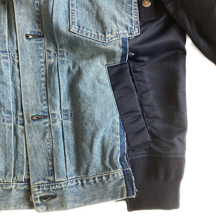 楽天市場】sacai サカイ デニム×ナイロン Twill ジャケット SCM053 