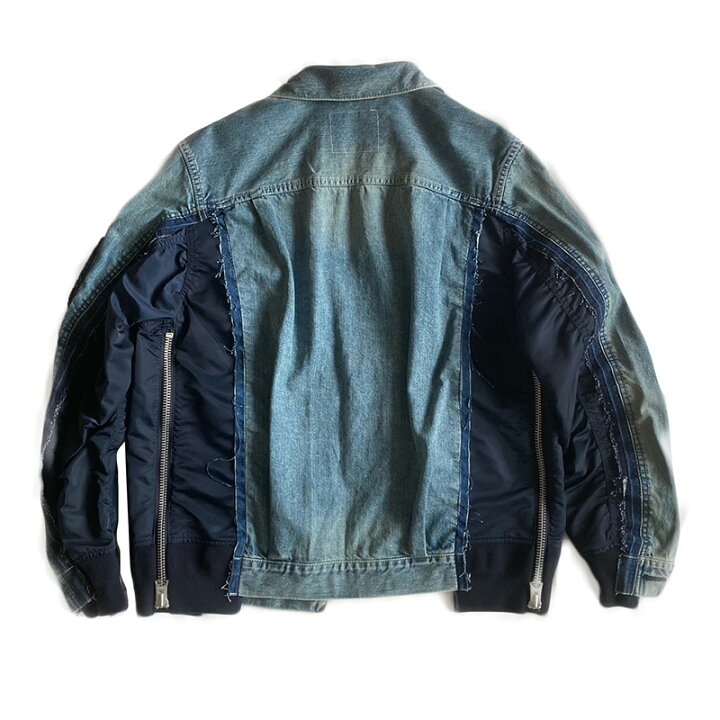 楽天市場】sacai サカイ デニム×ナイロン Twill ジャケット SCM053 