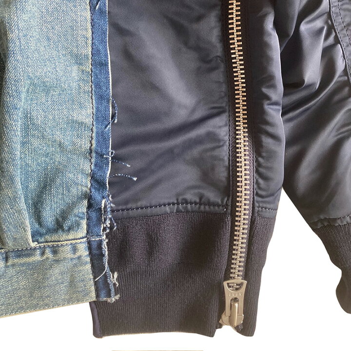 楽天市場】sacai サカイ デニム×ナイロン Twill ジャケット SCM053 