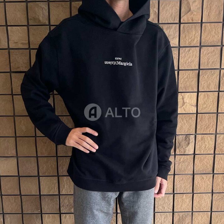 Maison Margiela 10(メゾン マルジェラ) サイズ:46 反転ロゴ刺繍  