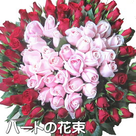 ハートバラ 100本 花束 プロポーズ 108本可 花ギフト バラ 赤薔薇 赤バラ バラの花束 薔薇の花束 ローズ レッド 花束 ブーケ お誕生日 プレゼント 贈り物 記念日 結婚記念日 サプライズ 祝い花 お祝い 御祝い フラワーギフト 花ギフト おしゃれ かわいい redrose