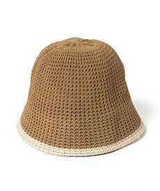 帽子 ぼうし チューリップ ハット サーモハット サマーニット 日よけ 日焼け 紫外線 対策 サイズ調節 紐付き