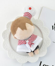 【10～15cmぬい推奨】ぬいケープ ケープ コックさん シェフ エプロン コック帽 ぬい ぬいポンチョ ぬい服 セット ぬい活 ぬい撮り 推し活 コスチューム アニメ